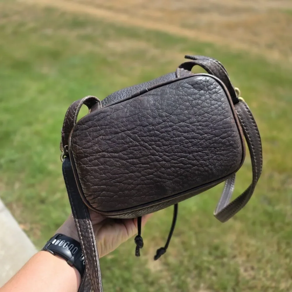 Vintage Coach 4925 Pebbled Leather Mini Backpack - Brown Color - Made in USA